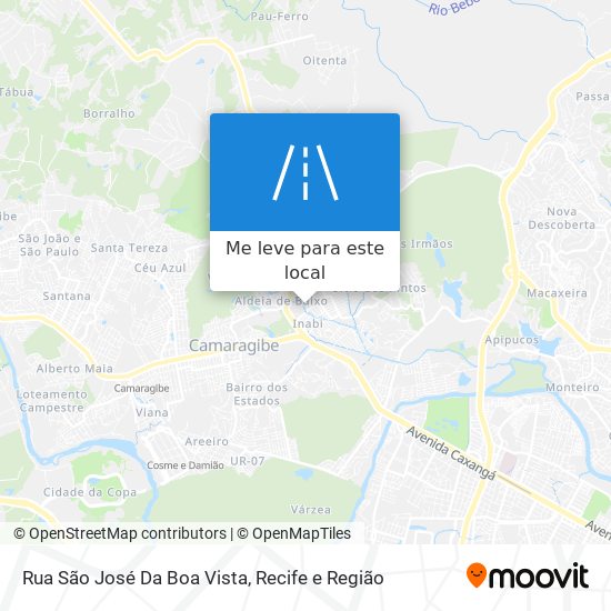 Rua São José Da Boa Vista mapa