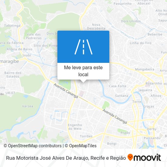 Rua Motorista José Alves De Araujo mapa