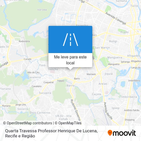 Quarta Travessa Professor Henrique De Lucena mapa