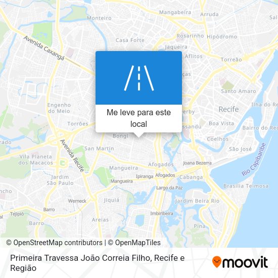 Primeira Travessa João Correia Filho mapa
