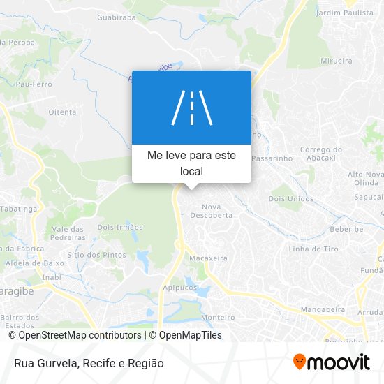 Rua Gurvela mapa