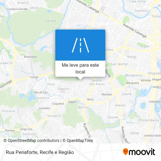 Rua Penaforte mapa
