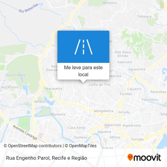 Rua Engenho Parol mapa