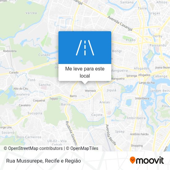 Rua Mussurepe mapa