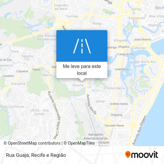 Rua Guaja mapa