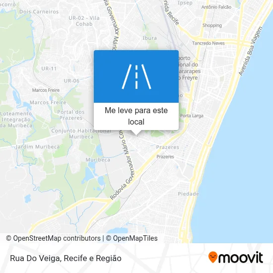 Rua Do Veiga mapa