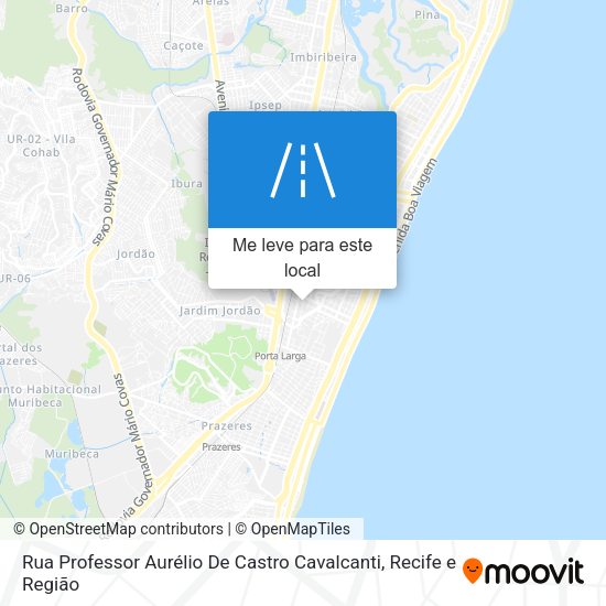 Rua Professor Aurélio De Castro Cavalcanti mapa