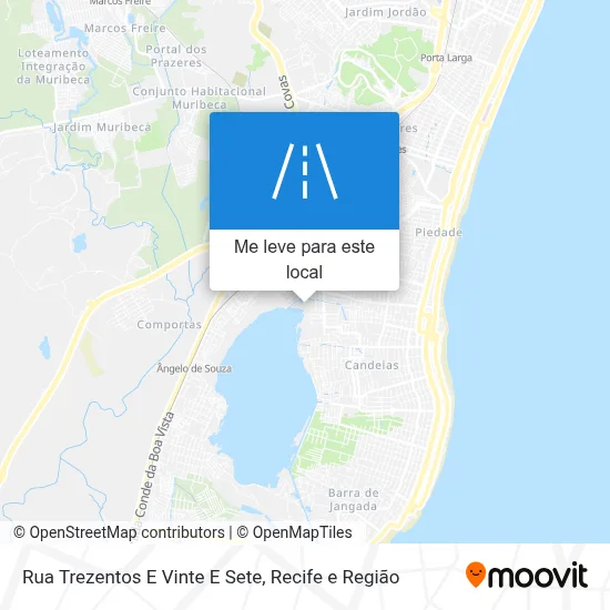 Rua Trezentos E Vinte E Sete mapa