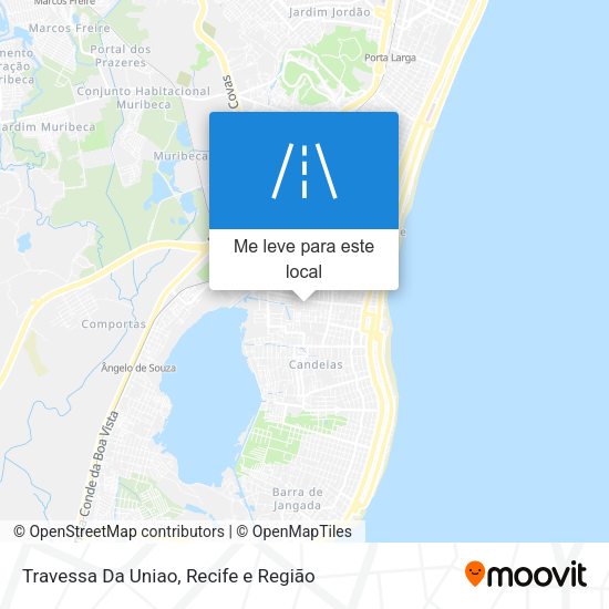 Travessa Da Uniao mapa