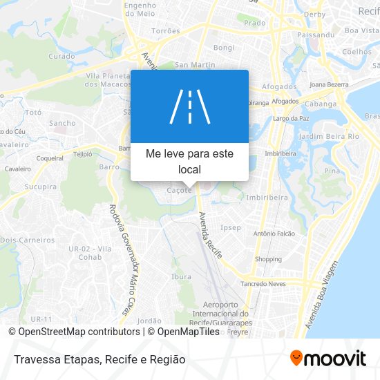 Travessa Etapas mapa
