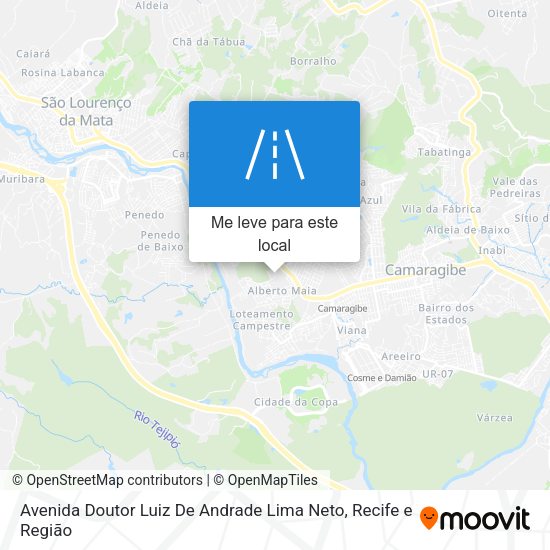 Avenida Doutor Luiz De Andrade Lima Neto mapa