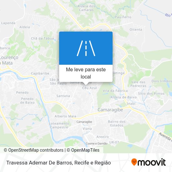 Travessa Ademar De Barros mapa
