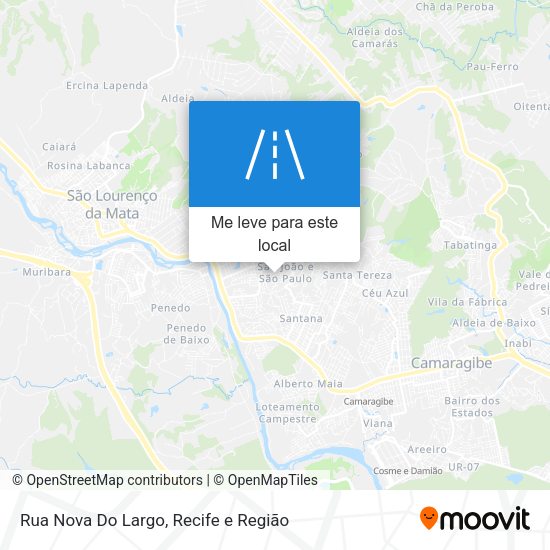 Rua Nova Do Largo mapa