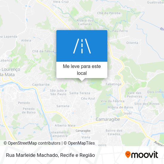 Rua Marleide Machado mapa