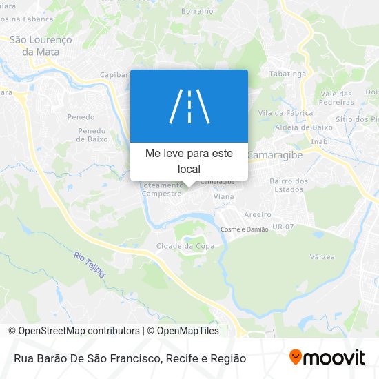 Rua Barão De São Francisco mapa