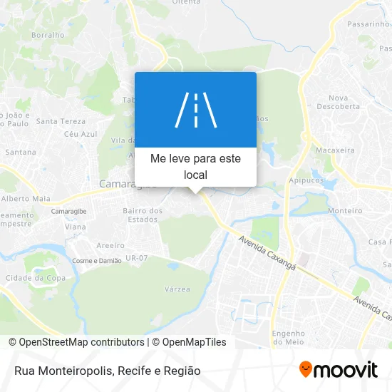 Rua Monteiropolis mapa