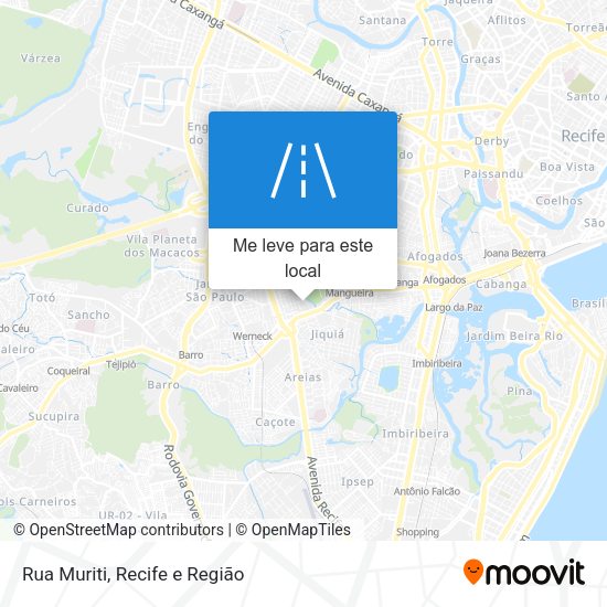 Rua Muriti mapa