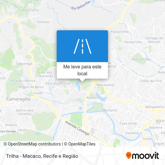 Trilha - Macaco mapa
