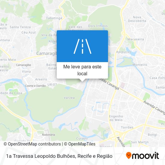 1a Travessa Leopoldo Bulhões mapa