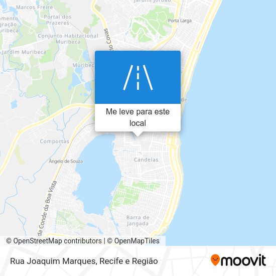 Rua Joaquim Marques mapa