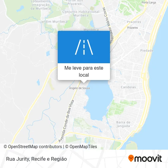 Rua Jurity mapa