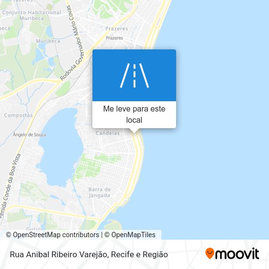 Rua Anibal Ribeiro Varejão mapa