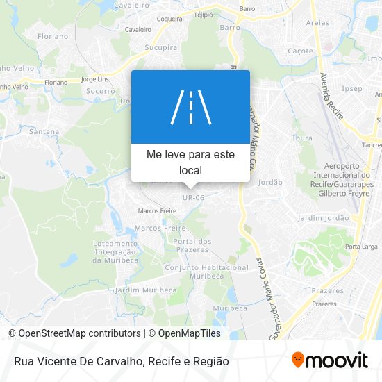 Rua Vicente De Carvalho mapa