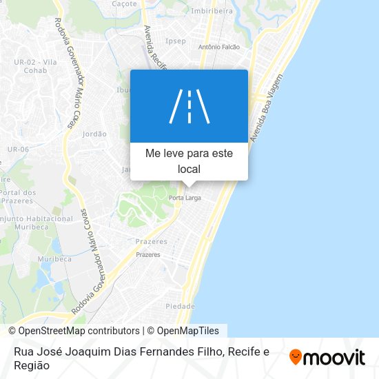 Rua José Joaquim Dias Fernandes Filho mapa