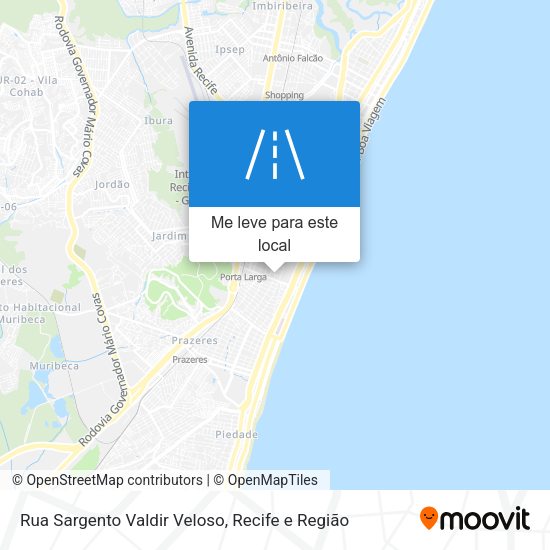 Rua Sargento Valdir Veloso mapa