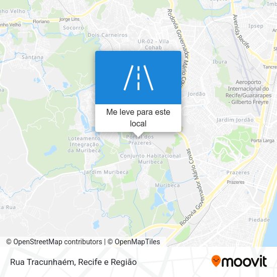 Rua Tracunhaém mapa