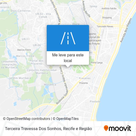 Terceira Travessa Dos Sonhos mapa