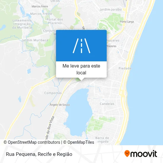 Rua Pequena mapa