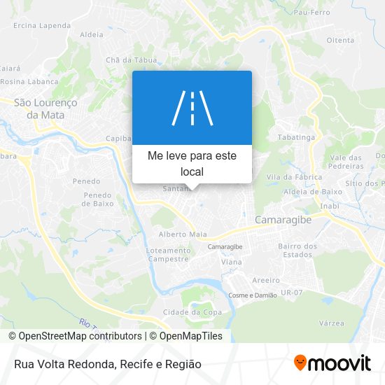 Rua Volta Redonda mapa