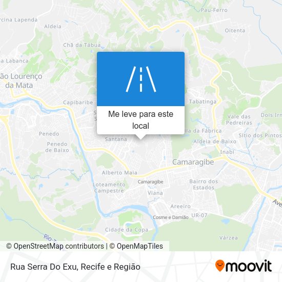 Rua Serra Do Exu mapa