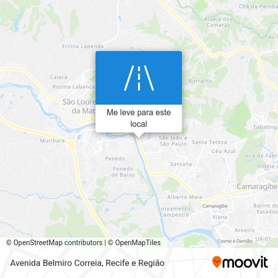 Avenida Belmiro Correia mapa