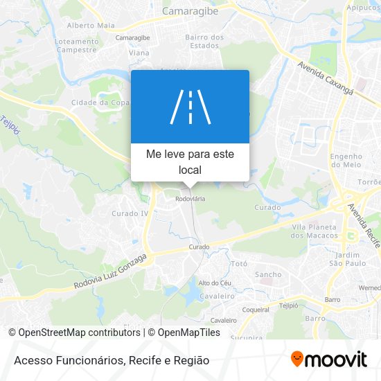 Acesso Funcionários mapa