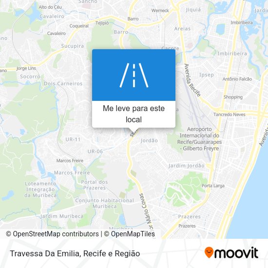 Travessa Da Emilia mapa