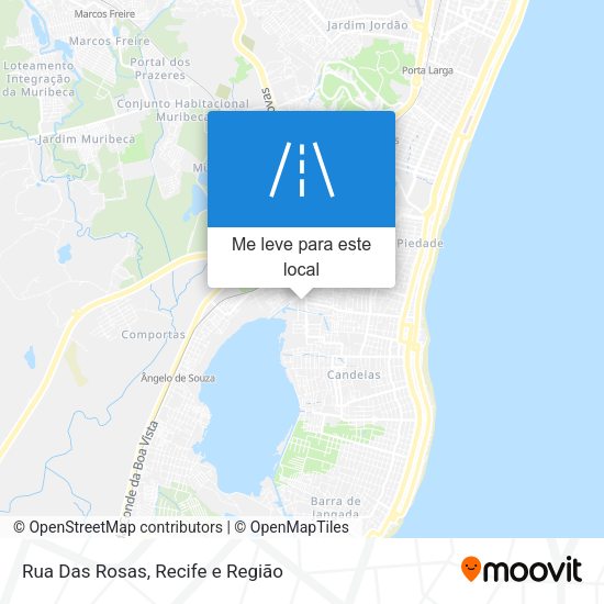 Rua Das Rosas mapa