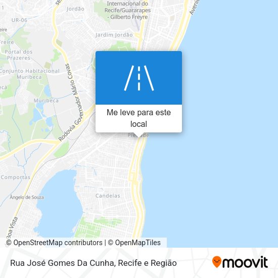 Rua José Gomes Da Cunha mapa