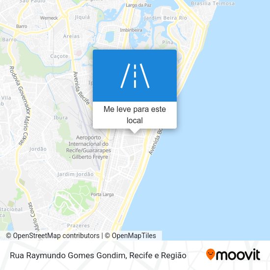 Rua Raymundo Gomes Gondim mapa