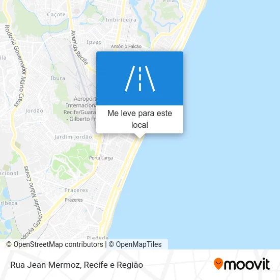 Rua Jean Mermoz mapa