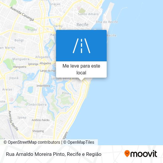 Rua Arnaldo Moreira Pinto mapa