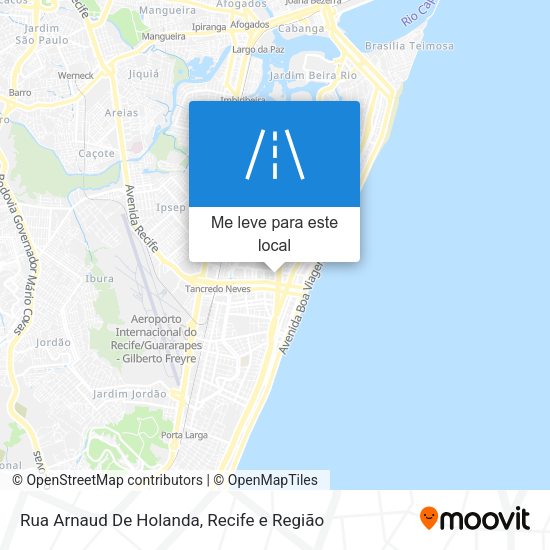 Rua Arnaud De Holanda mapa