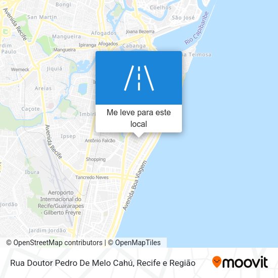 Rua Doutor Pedro De Melo Cahú mapa