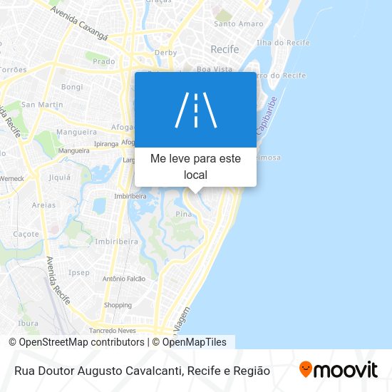 Rua Doutor Augusto Cavalcanti mapa