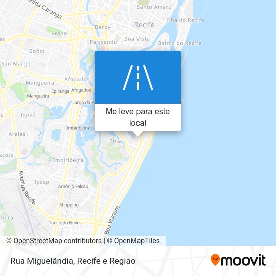 Rua Miguelândia mapa