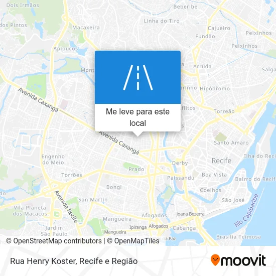 Rua Henry Koster mapa