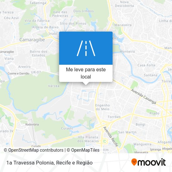 1a Travessa Polonia mapa