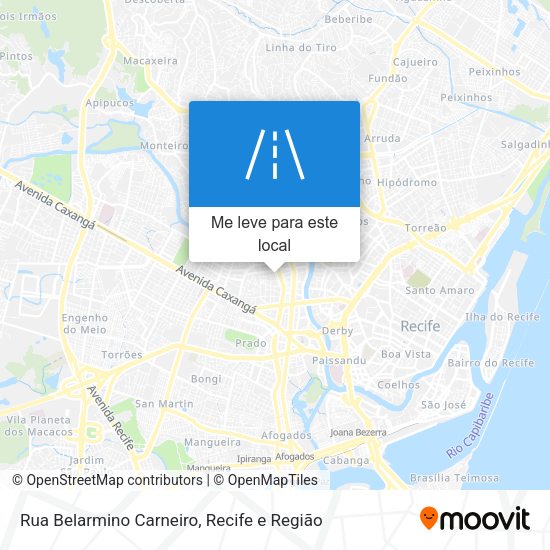 Rua Belarmino Carneiro mapa