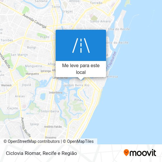 Ciclovia Riomar mapa